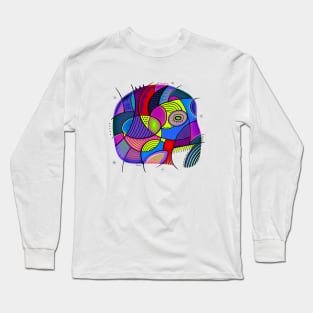 Colored head Long Sleeve T-Shirt